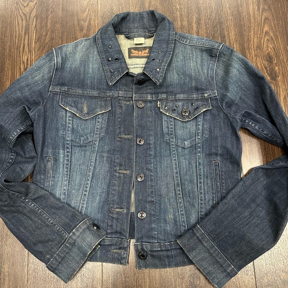 Rare Levi’s Studded Denim Trucker Jacket